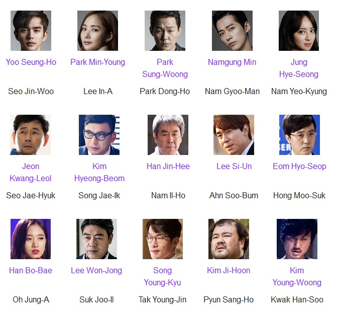 Cast Drama Korea Remember (pemain utamanya Yoo Seung Ho sama sekali aku belum pernah nonton drama dia sebelum ini. Kalau Park Min Young seh gak usah ditanya lah yak, banyak banget dah dari Healer, dr. Jin, Sungkyunkwan Scandal, dll. Namgung Min juga sering banget lihatnya. Terakhir seh nonton yang pas maen The Girl Who Sees Smells, Terakhir Jung Hye Seong juga sering banget lihatnya terakhir di Oh My Venus dan Blood