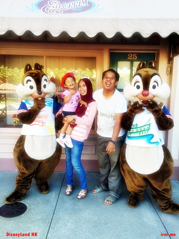 Foto bareng Chipmunk